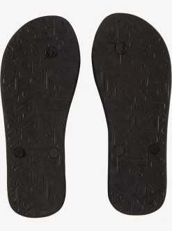 Fashion Quiksilver Molokai Highline Scallop Flip-Flops Blue 2