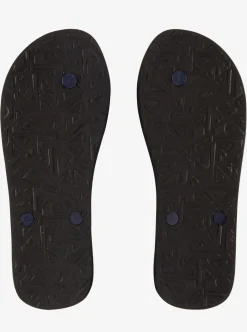 Hot Quiksilver Molokai Highline Scallop Flip-Flops Blue 1