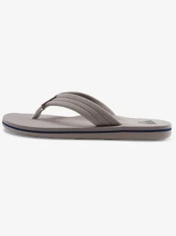 Outlet Quiksilver Molokai Layback Sandals Grey/White/Grey