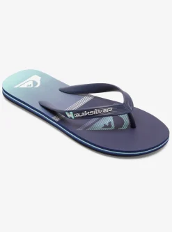 Online Quiksilver Molokai Swell Vision Flip-Flops Blue 3