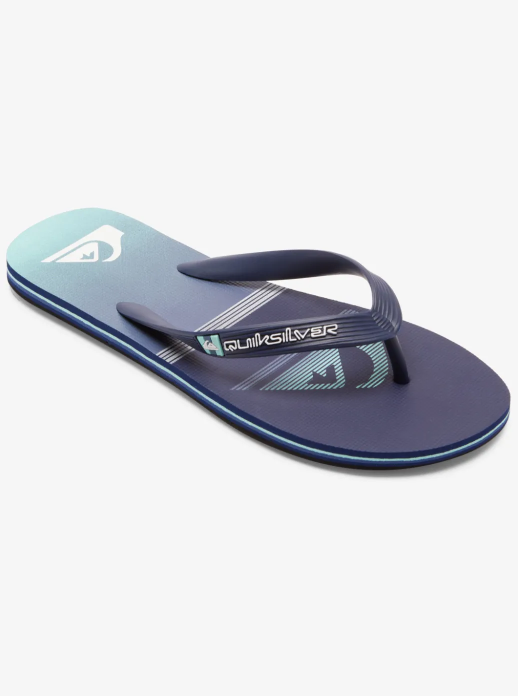 Online Quiksilver Molokai Swell Vision Flip-Flops Blue 3