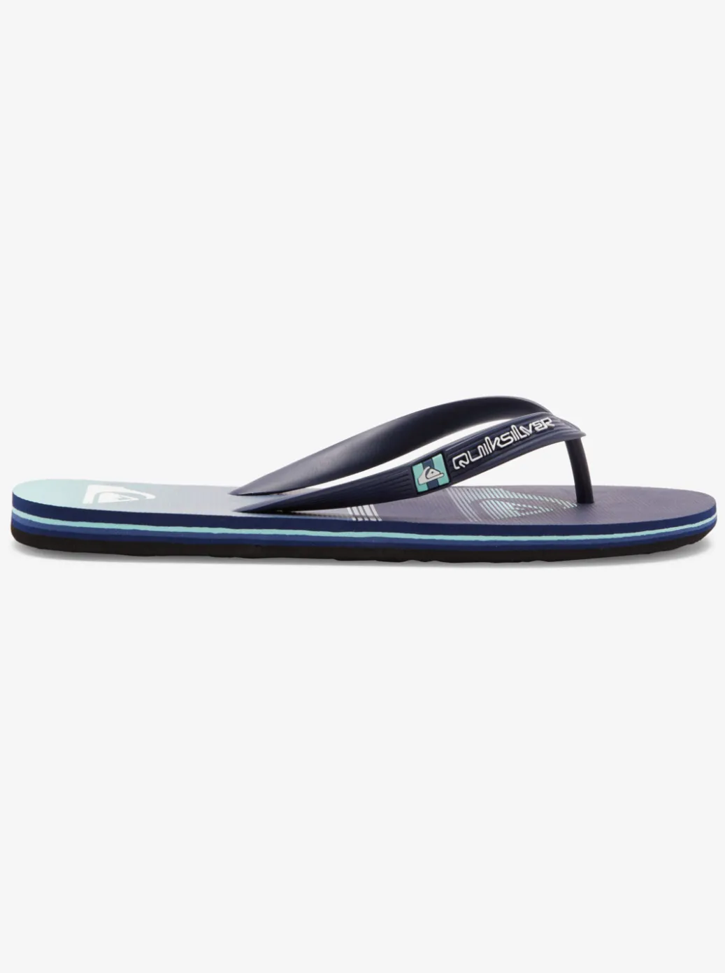 Online Quiksilver Molokai Swell Vision Flip-Flops Blue 3