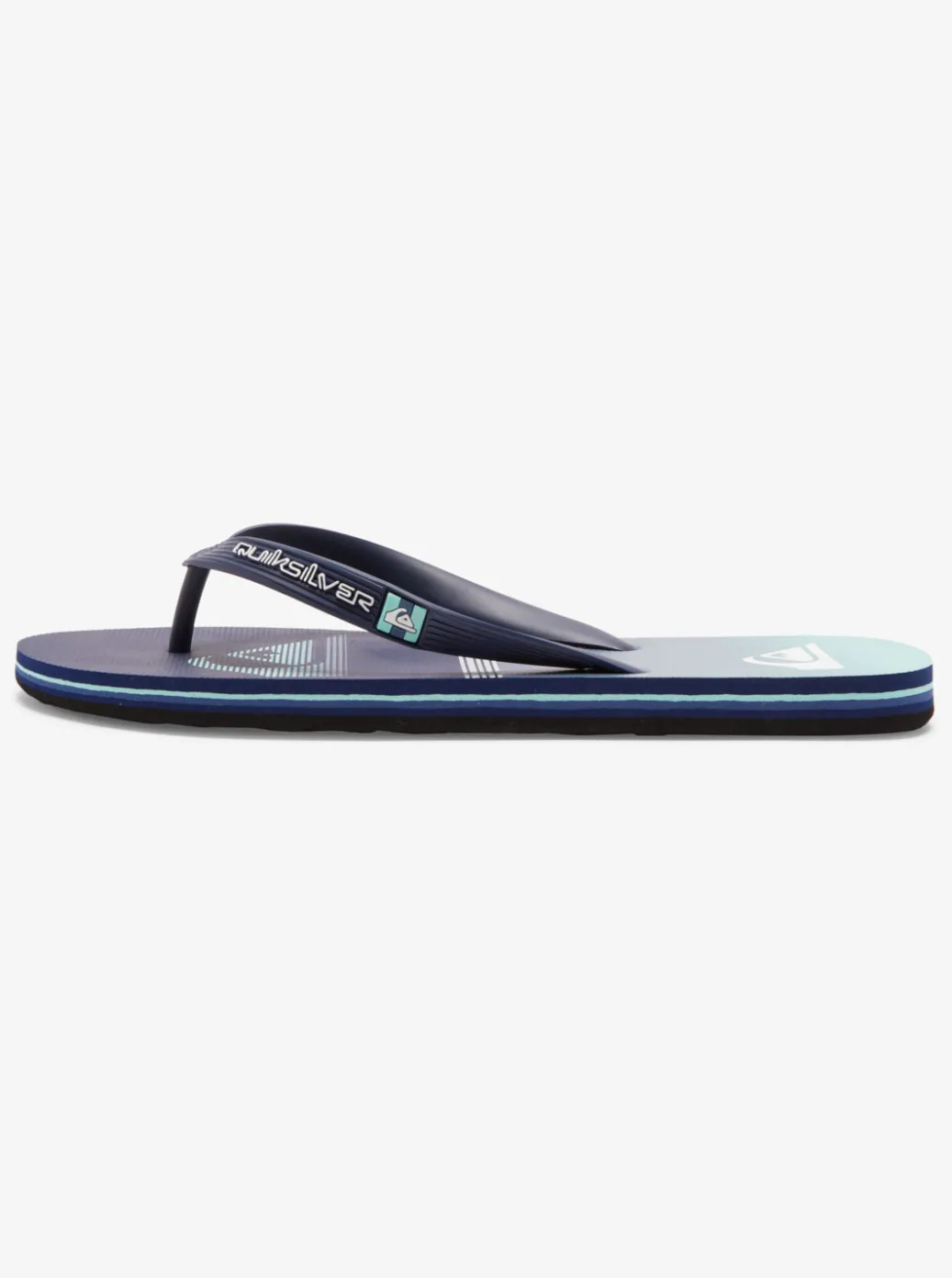 Online Quiksilver Molokai Swell Vision Flip-Flops Blue 3