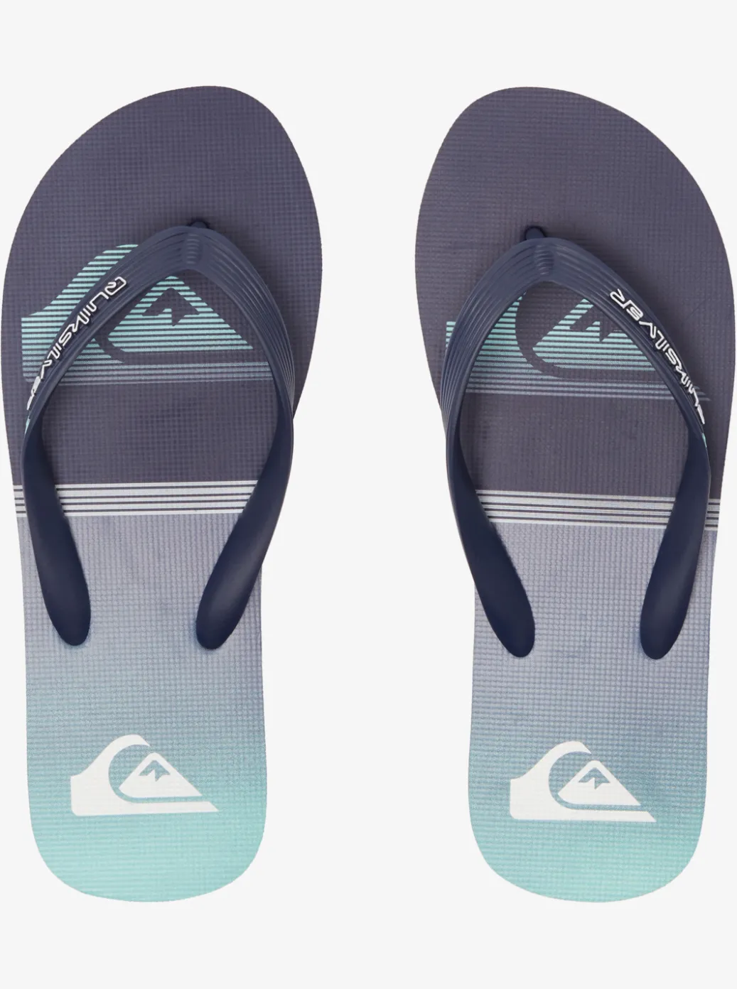 Online Quiksilver Molokai Swell Vision Flip-Flops Blue 3