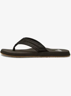 Sale Quiksilver Monkey Wrench Core Sandals Black 1