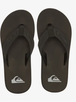 Sale Quiksilver Monkey Wrench Core Sandals Black 1