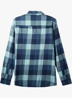 Flash Sale Quiksilver Motherfly Long Sleeve Shirt Pastel Turquoise Motherfly