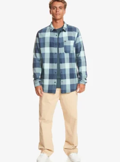 Flash Sale Quiksilver Motherfly Long Sleeve Shirt Pastel Turquoise Motherfly