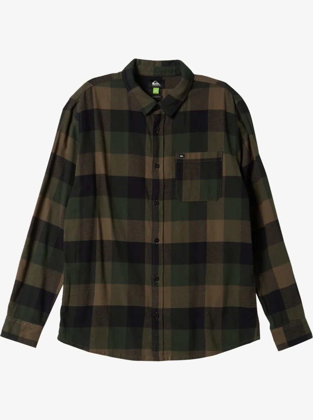 Best Sale Quiksilver Motherfly Long Sleeve Shirt Major Brown Motherfly