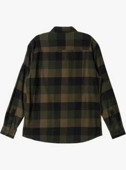 Best Sale Quiksilver Motherfly Long Sleeve Shirt Major Brown Motherfly