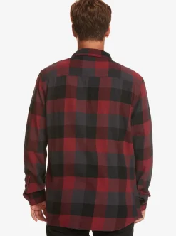 New Quiksilver Motherfly Long Sleeve Shirt Black Motherfly