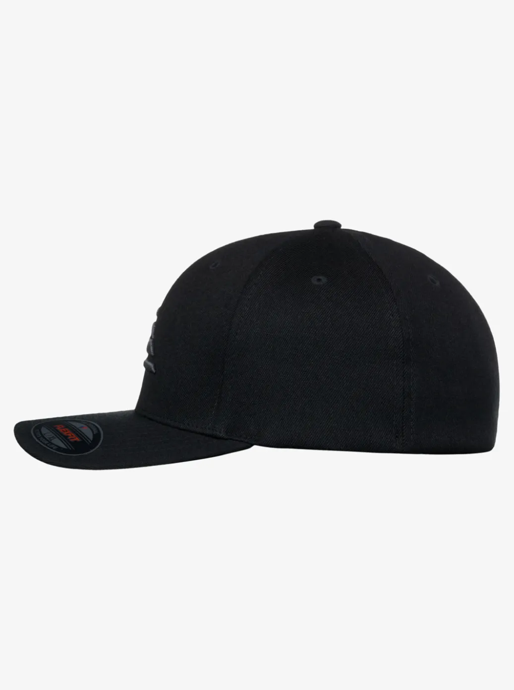 New Quiksilver Mountain And Wave Flexfit Hat Black/Black