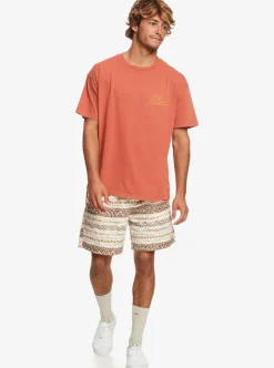 Sale Quiksilver Natural Vibe T-Shirt Baked Clay