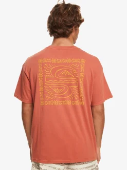 Sale Quiksilver Natural Vibe T-Shirt Baked Clay