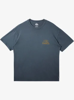 Discount Quiksilver Natural Vibe T-Shirt Dark Slate