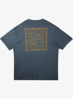 Discount Quiksilver Natural Vibe T-Shirt Dark Slate