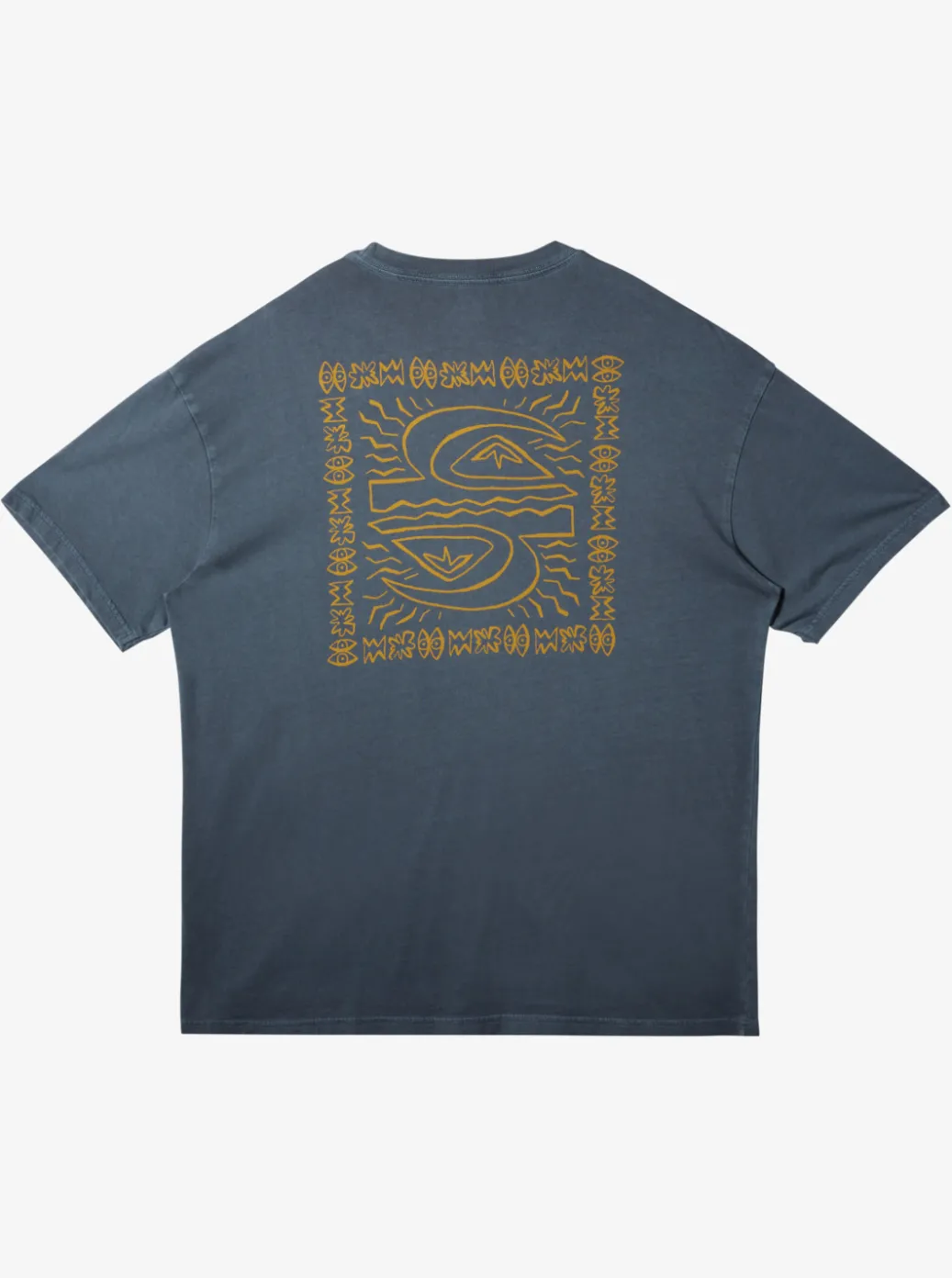 Discount Quiksilver Natural Vibe T-Shirt Dark Slate