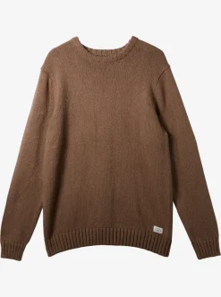 Shop Quiksilver Neppy Sweater Fossil
