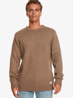 Shop Quiksilver Neppy Sweater Fossil