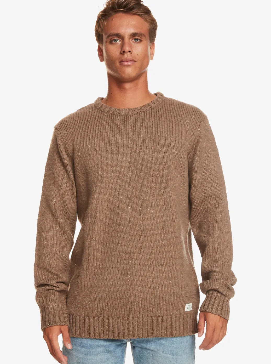 Shop Quiksilver Neppy Sweater Fossil