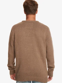 Shop Quiksilver Neppy Sweater Fossil