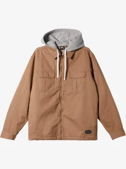 Outlet Quiksilver New Aitor Hooded Jacket Fossil