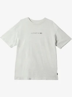 Hot Quiksilver New Instinct Short Sleeve Stn T-Shirt Snow Heather