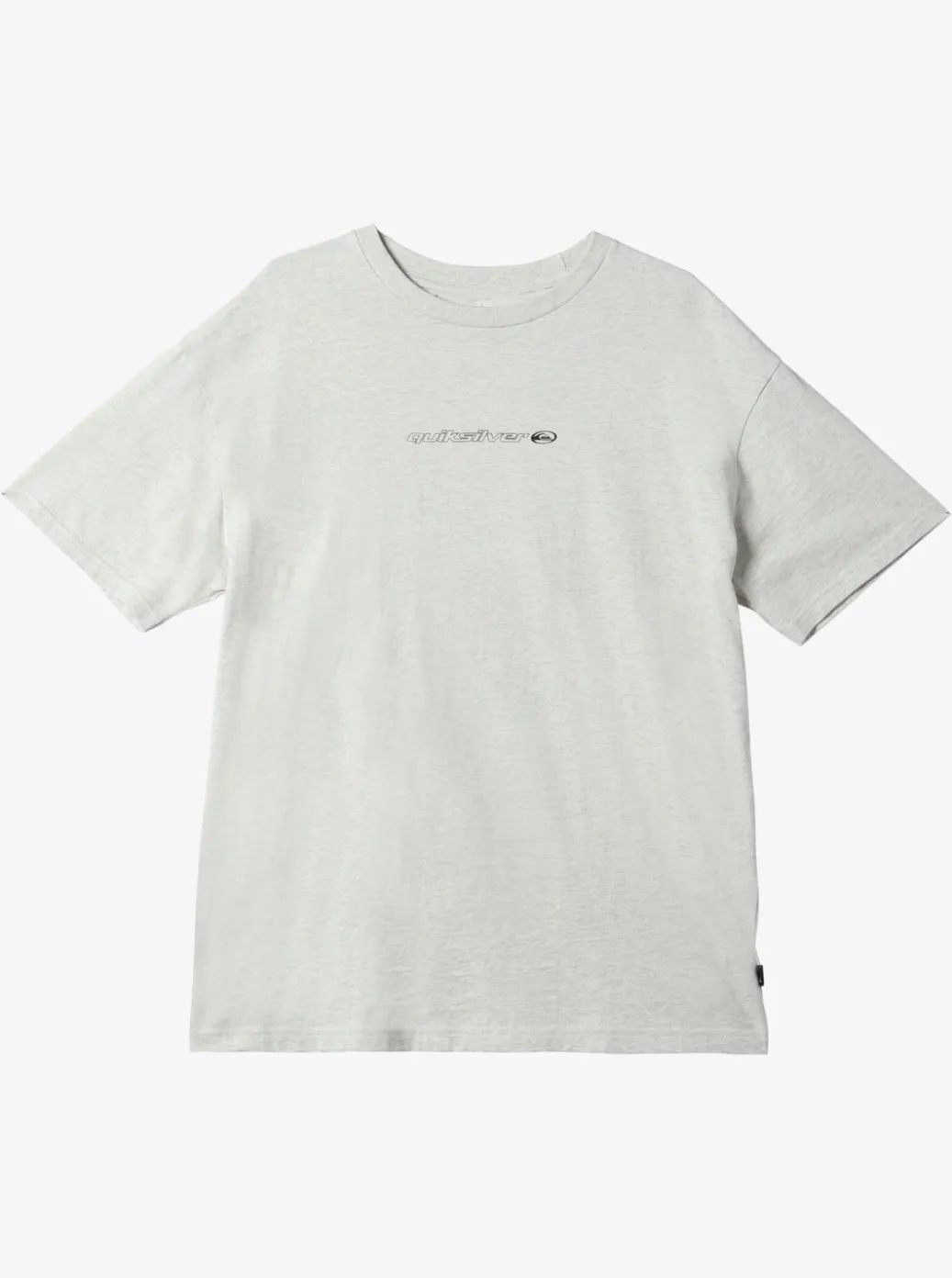 Hot Quiksilver New Instinct Short Sleeve Stn T-Shirt Snow Heather