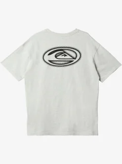 Hot Quiksilver New Instinct Short Sleeve Stn T-Shirt Snow Heather
