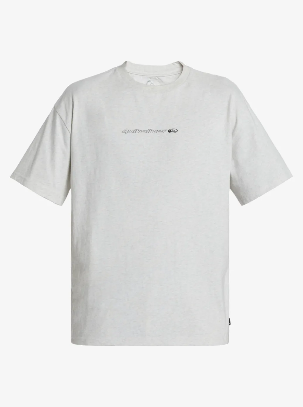 Hot Quiksilver New Instinct Short Sleeve Stn T-Shirt Snow Heather