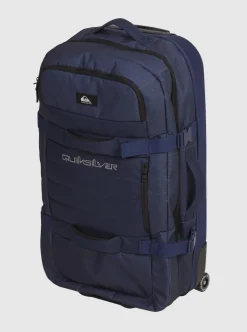 Fashion Quiksilver New Reach 100L Large Wheeled Suitcase Naval Academy
