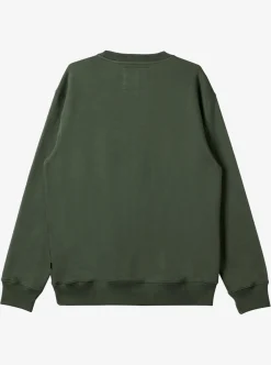 Store Quiksilver No Control Crew Fleece Crew Neck Sweatshirt Climbing Ivy