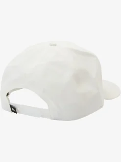 Shop Quiksilver Nylo Cap Snapback Hat Snow White