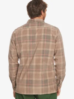 Best Sale Quiksilver Oakenhead Long Sleeve Shirt Fossil Oakenhead