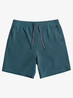 Clearance Quiksilver Ocean Elastic Waist 18" Amphibian Shorts Midnight Navy