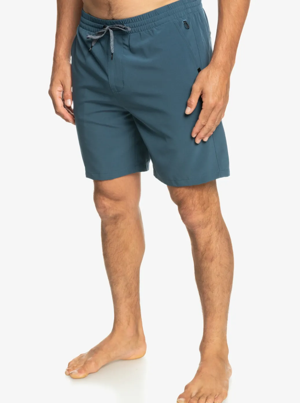 Clearance Quiksilver Ocean Elastic Waist 18" Amphibian Shorts Midnight Navy