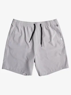 Clearance Quiksilver Ocean Elastic Waist 18" Amphibian Shorts Sleet