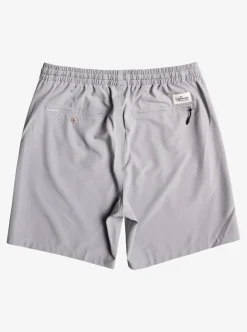 Clearance Quiksilver Ocean Elastic Waist 18" Amphibian Shorts Sleet