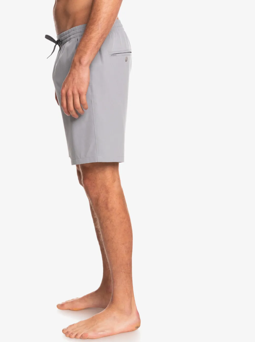 Clearance Quiksilver Ocean Elastic Waist 18" Amphibian Shorts Sleet