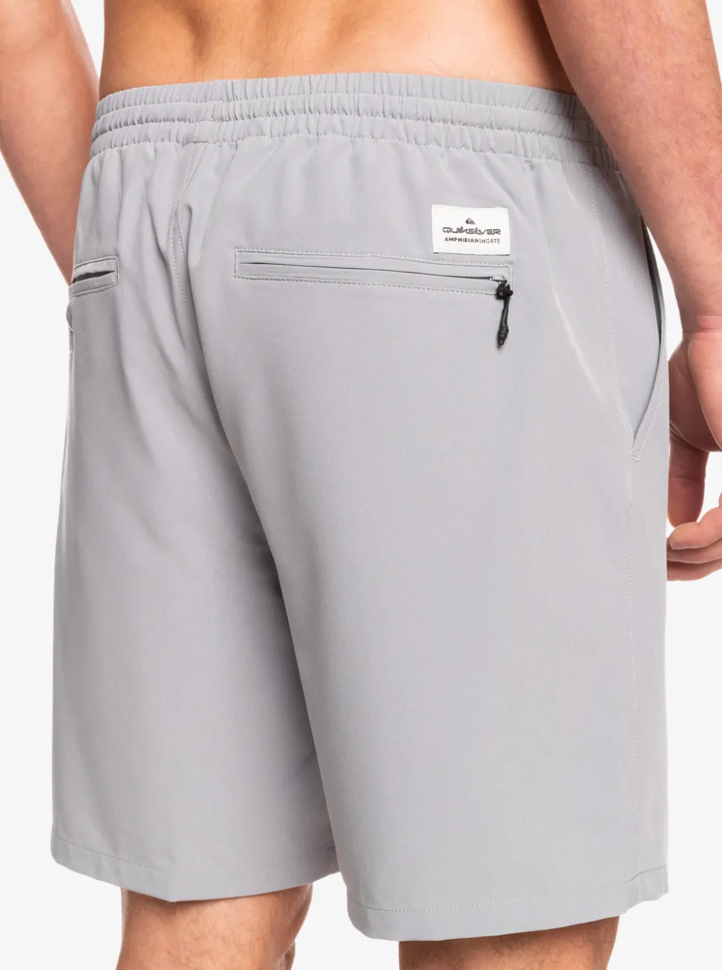 Clearance Quiksilver Ocean Elastic Waist 18" Amphibian Shorts Sleet