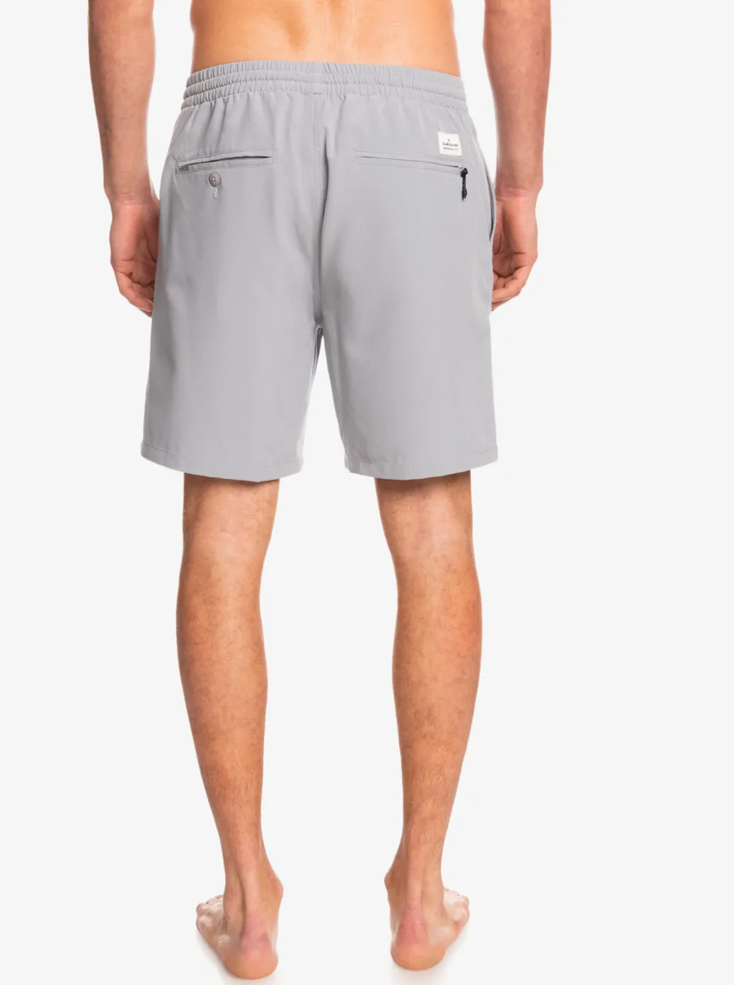 Clearance Quiksilver Ocean Elastic Waist 18" Amphibian Shorts Sleet