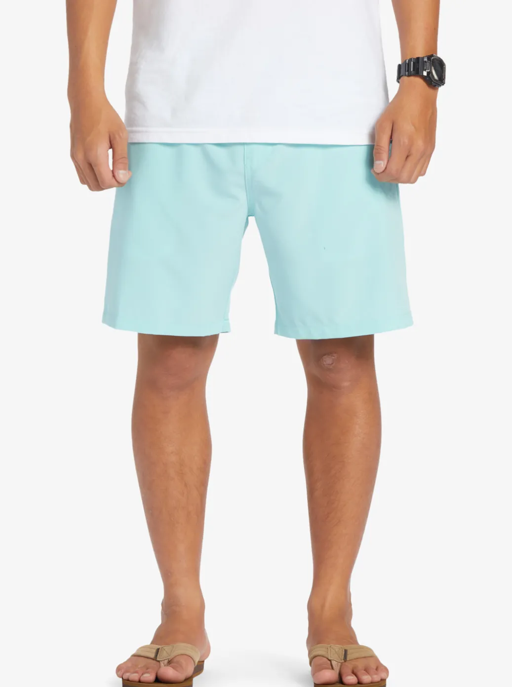Best Quiksilver Ocean Elastic Waist 18" Amphibian Shorts Angel Blue