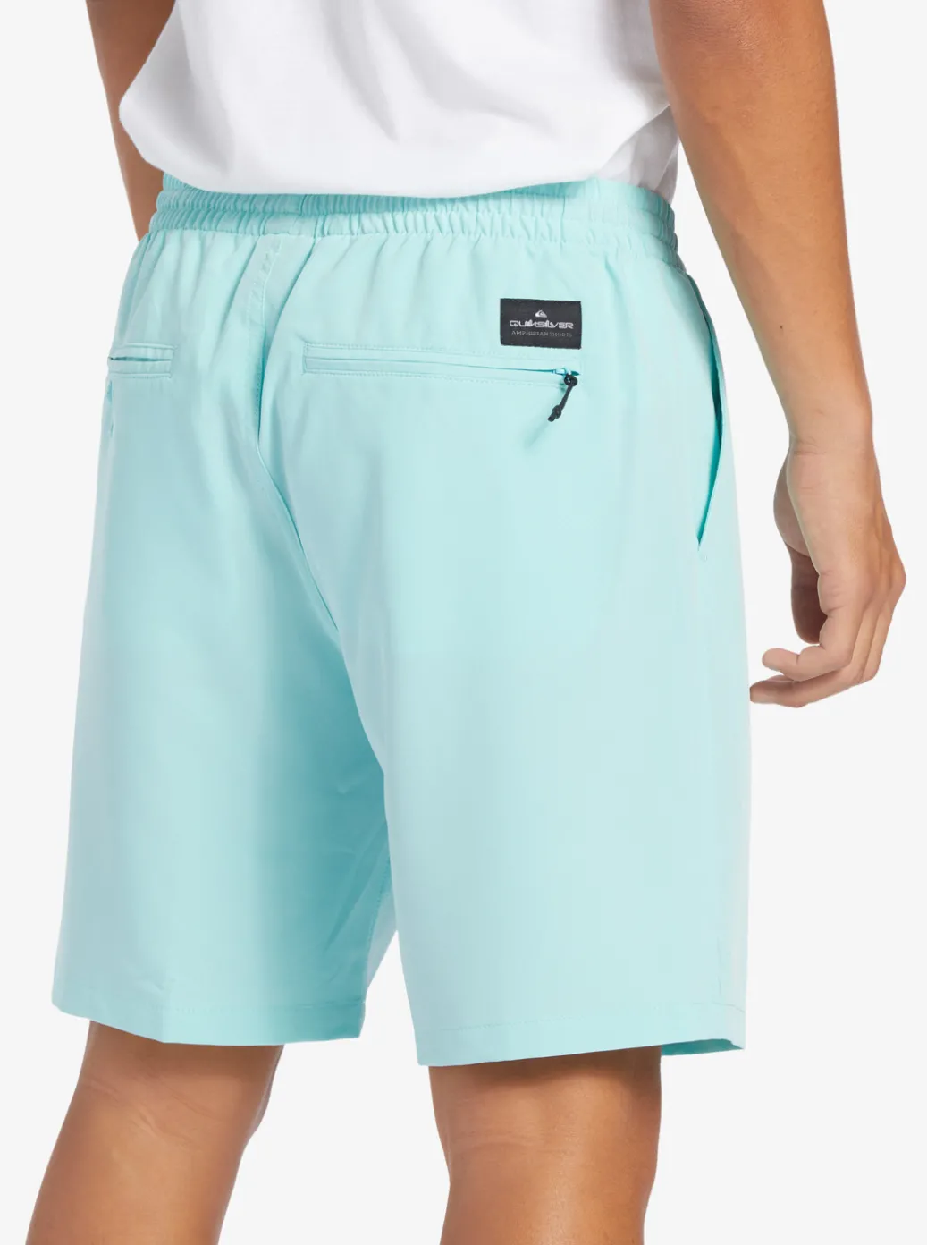 Best Quiksilver Ocean Elastic Waist 18" Amphibian Shorts Angel Blue