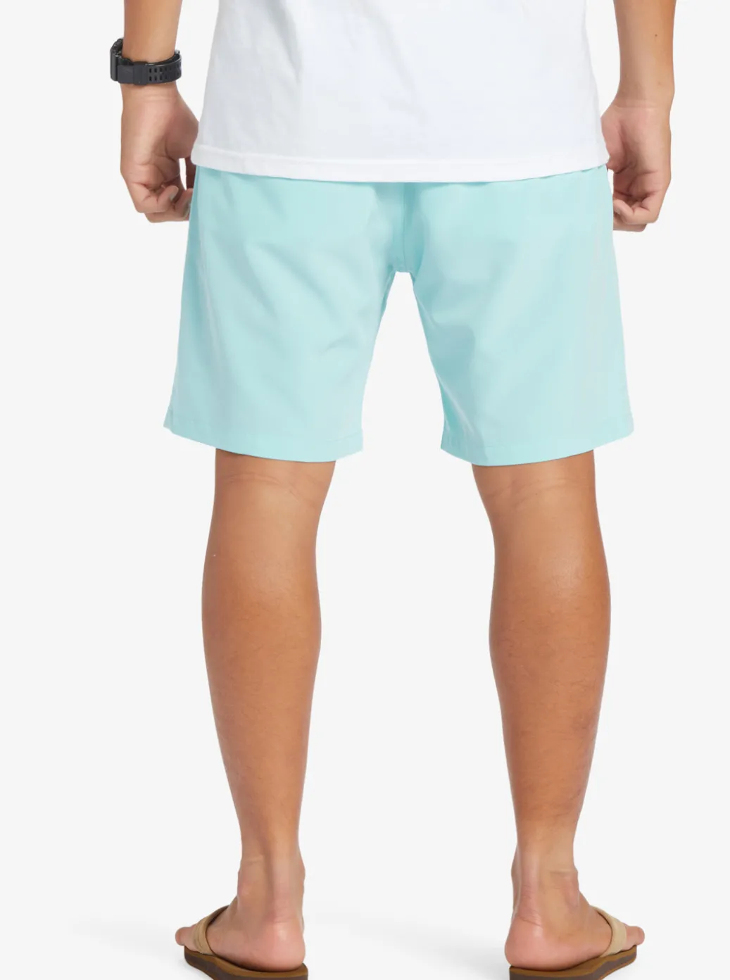 Best Quiksilver Ocean Elastic Waist 18" Amphibian Shorts Angel Blue