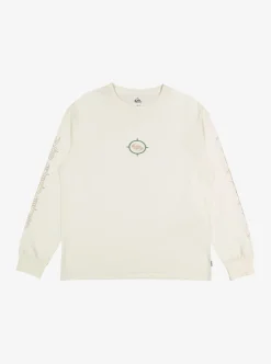 Flash Sale Quiksilver Off Grid Long Sleeve T-Shirt Snow White