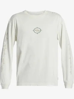 Flash Sale Quiksilver Off Grid Long Sleeve T-Shirt Snow White