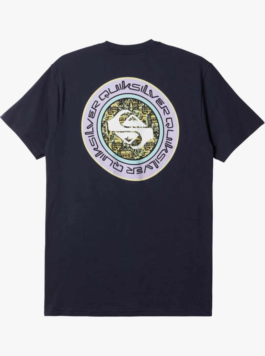 New Quiksilver Omni Circle T-Shirt Navy Blazer
