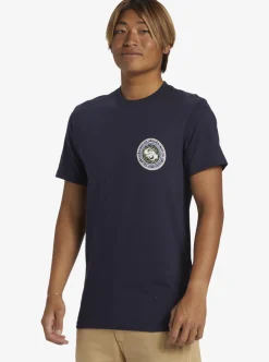 New Quiksilver Omni Circle T-Shirt Navy Blazer