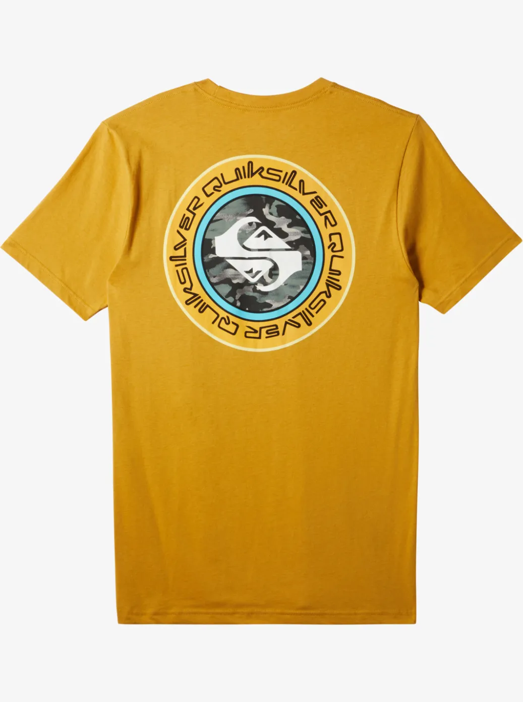 Fashion Quiksilver Omni Circle T-Shirt Mustard