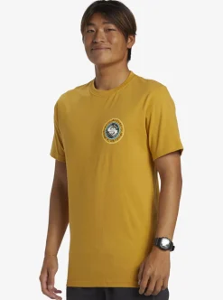 Fashion Quiksilver Omni Circle T-Shirt Mustard